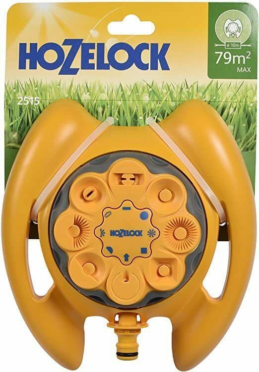 Hozelock 2515 8 Spray Pattern Garden Sprinkler 79m²